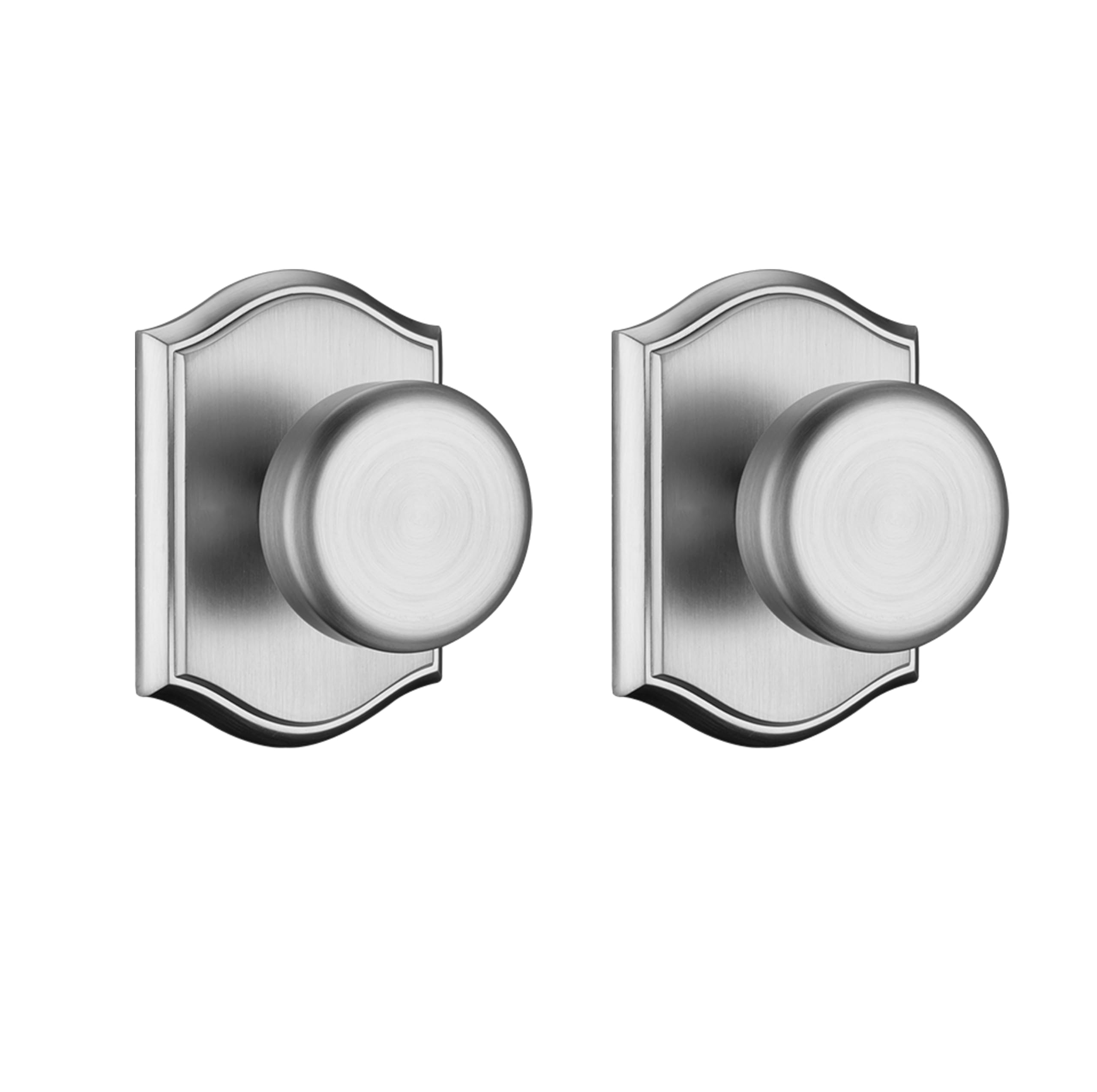 Black Privacy Door Knob with Push Lock - FREE SHIPPING -7