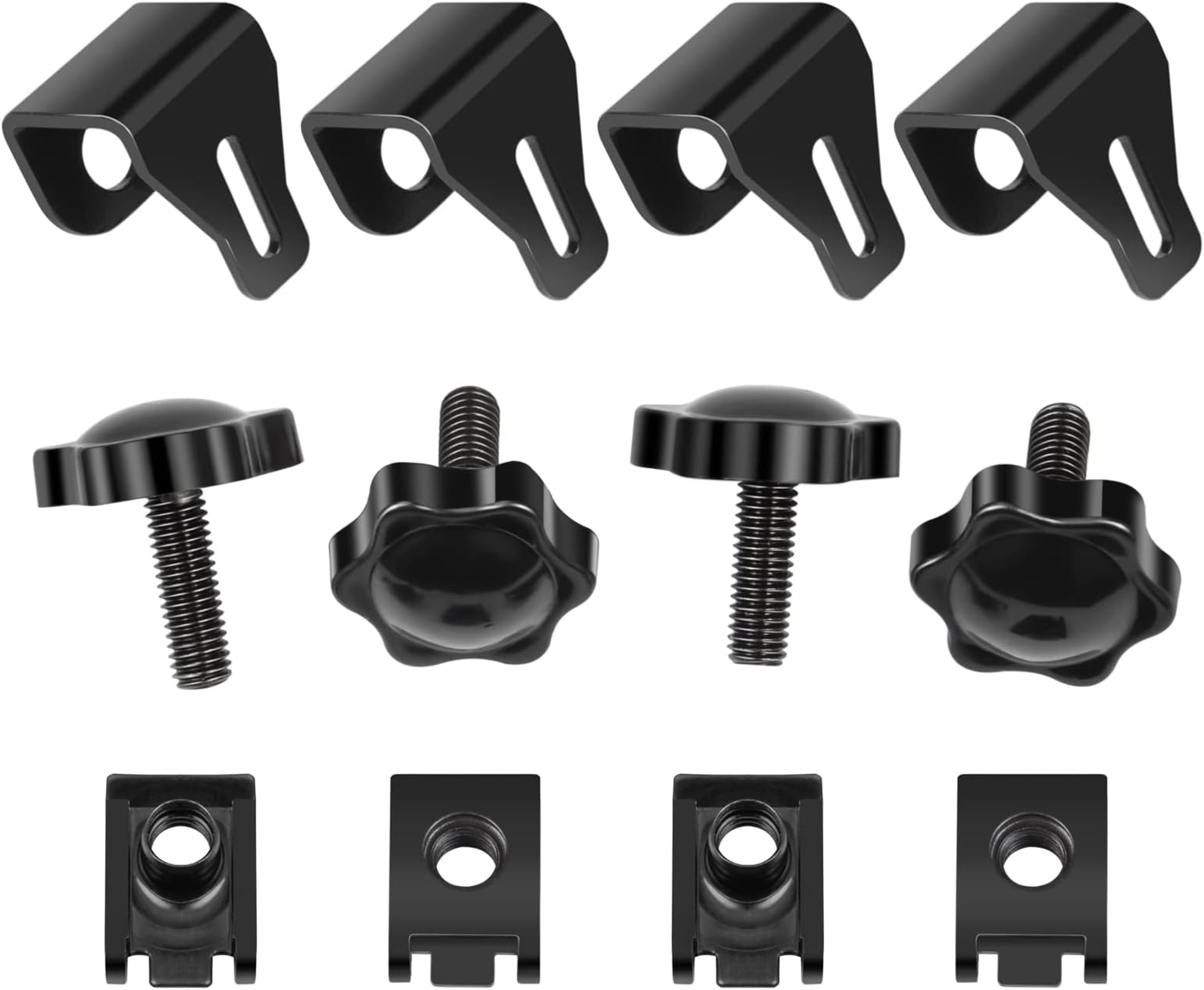 Amazicha Theft Deterrent Saddlebag Locks Saddle Bag Bolts Mounting Screws Compatible for Harley Davidson Touring Road King Street Glide Electra Glide Road Glide 1988-Later