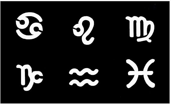 Amazon ステンシルシート 星座 Gs 558 ボディジュエリー ステンシル プレート シール マーク デザインシート ダイヤモンドタトゥー ヘナタトゥー フェイクタトゥー トライバル ボディアート グリッター ハロウィン タトゥーシール 通販