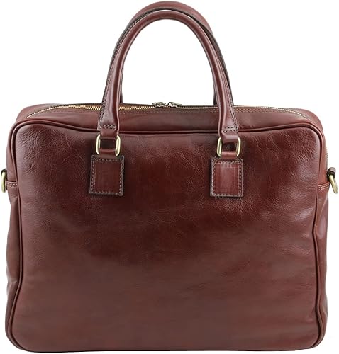 Miniatura 6 de Tuscany Leather - Urbino - Maletín de piel para portátil con bolsillo delantero - TL141241, Negro -