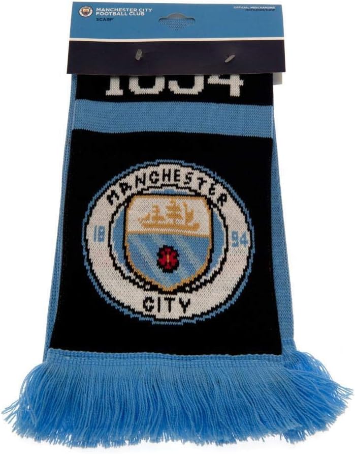 Manchester City FC Authentic EPL Knit Scarf 1894 - Image 4