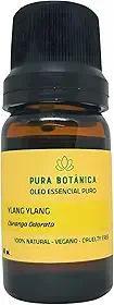 Óleo Essencial de Ylang Ylang 10ml – 100% Puro Pura Botânica para Aromaterapia, Aroma Floral Doce, Feminilidade, Relaxamento e Bem-Estar Emocional