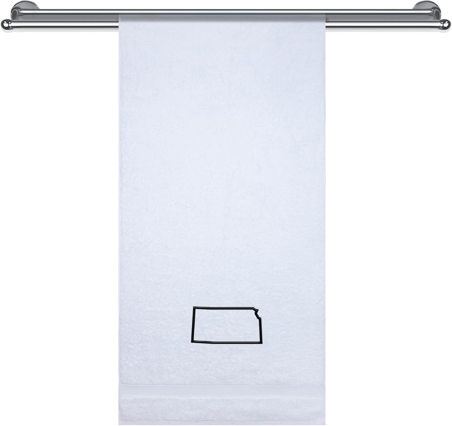 LA' HAM MAM FINE LIVING State Monogrammed Bath Sheet Towels, Bathroom Towels, Super Soft, Highly Absorbent, Turkish Towels, 100% Cotton Oversized Bath Sheet 40" x 80", Extra Large Towel, Alaska