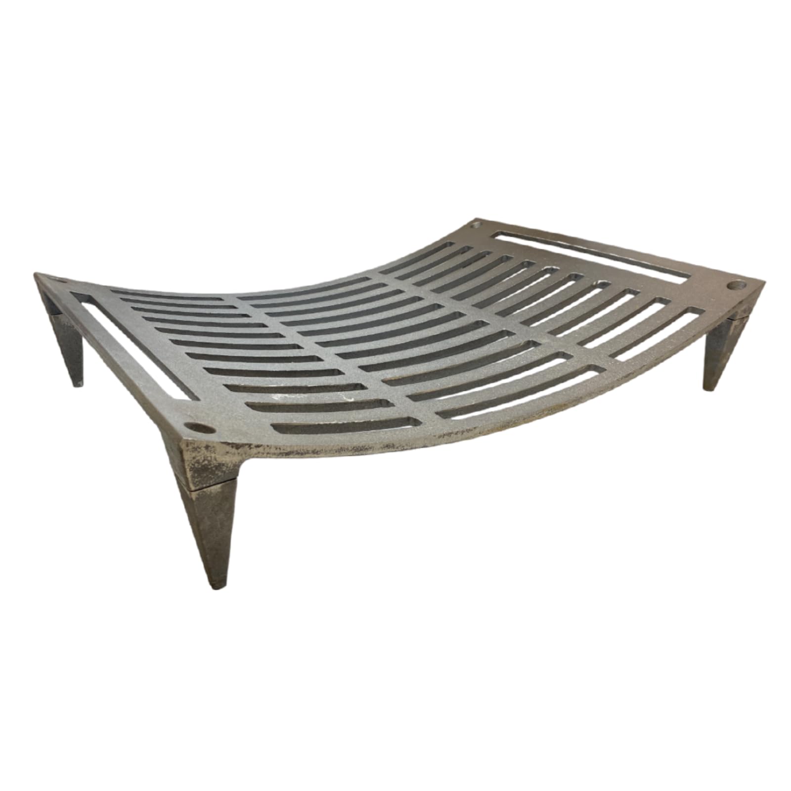 Lunaway - Soporte de leña de hierro fundido para chimenea (64 x 45 x 15 cm)