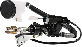 mewmewcat Cilindro Mestre Do Freio Traseiro,Substituição do cilindro mestre e reservatório do freio traseiro para GL1500 1990-1994