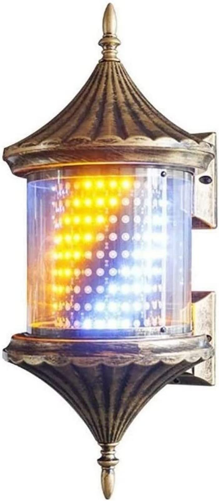 Lampada da Parete per Esterni, Stile retrò da Barbiere, insegna per Salone di Parrucchiere a LED (2)