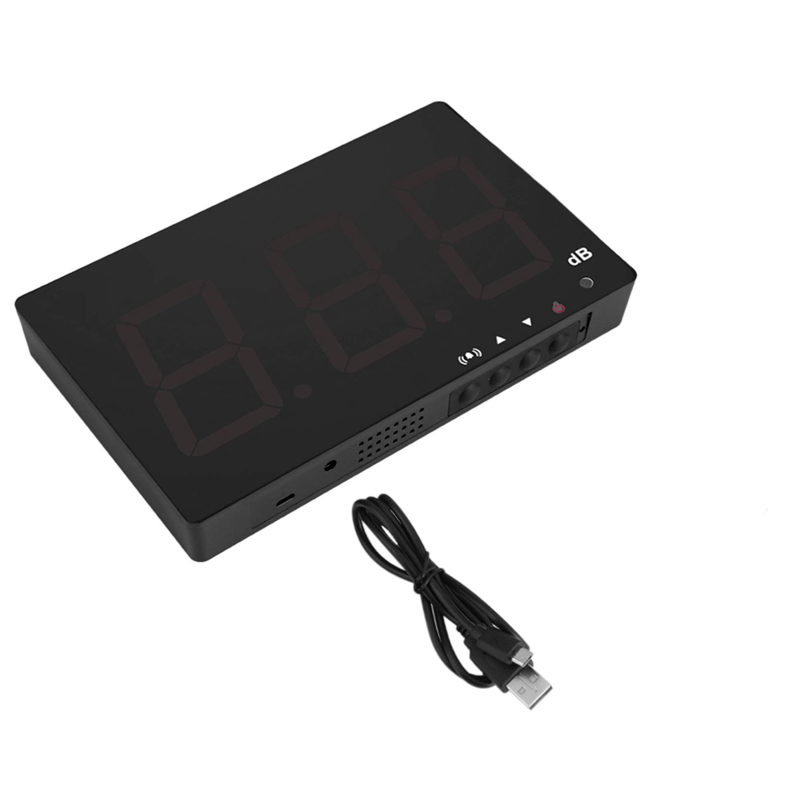 Sonometro Fonometro 30-130 dB, Misuratore Digitale Professionale Data Logger Allarme per Industriale Ufficio Casa