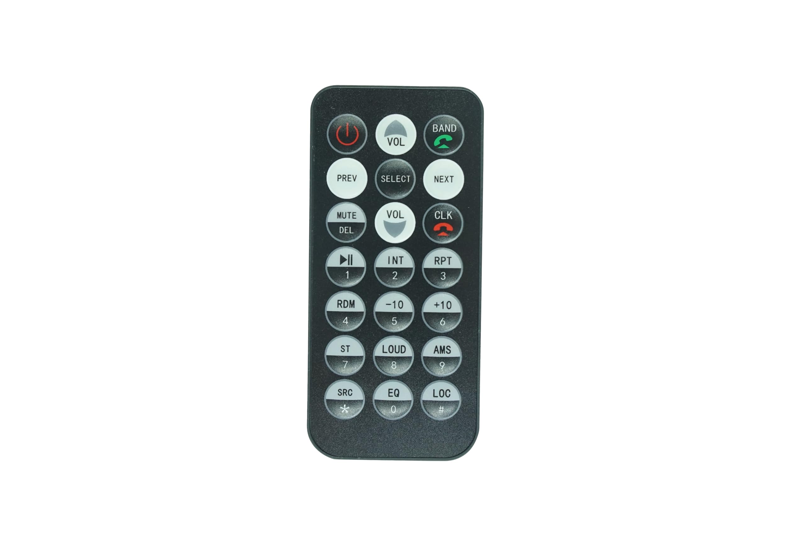HCDZ Replacement Remote Control Compatible for BOSS Audio MCK632WB.6 MR632UAB MCK632WB MCK632WB.64 Single Din Marine Car Audio Stereo System