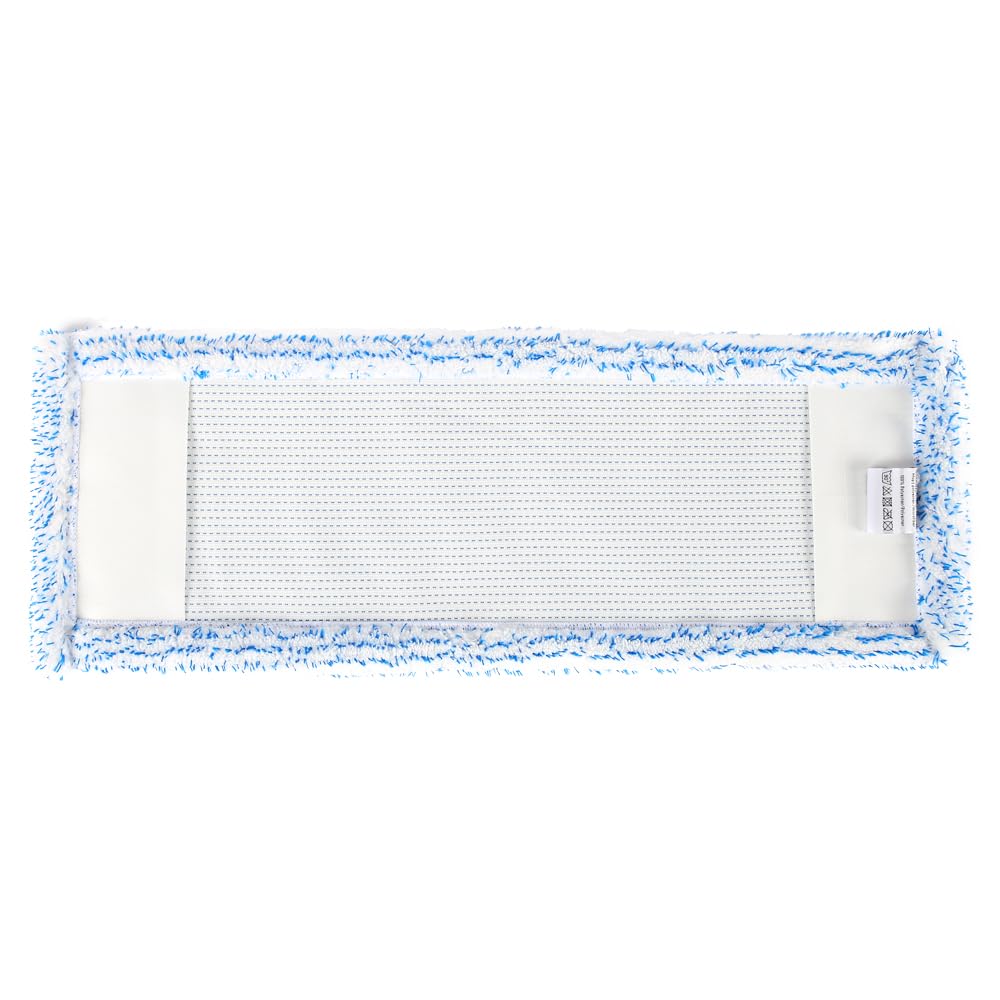10 Stück Hygoclean Wischmopp | Polyester/Mikrofaser, Packung, blau, L: 40cm, B: 16cm, H: 1cm, Wischmopp, Bodenreinigung, Moppbezug