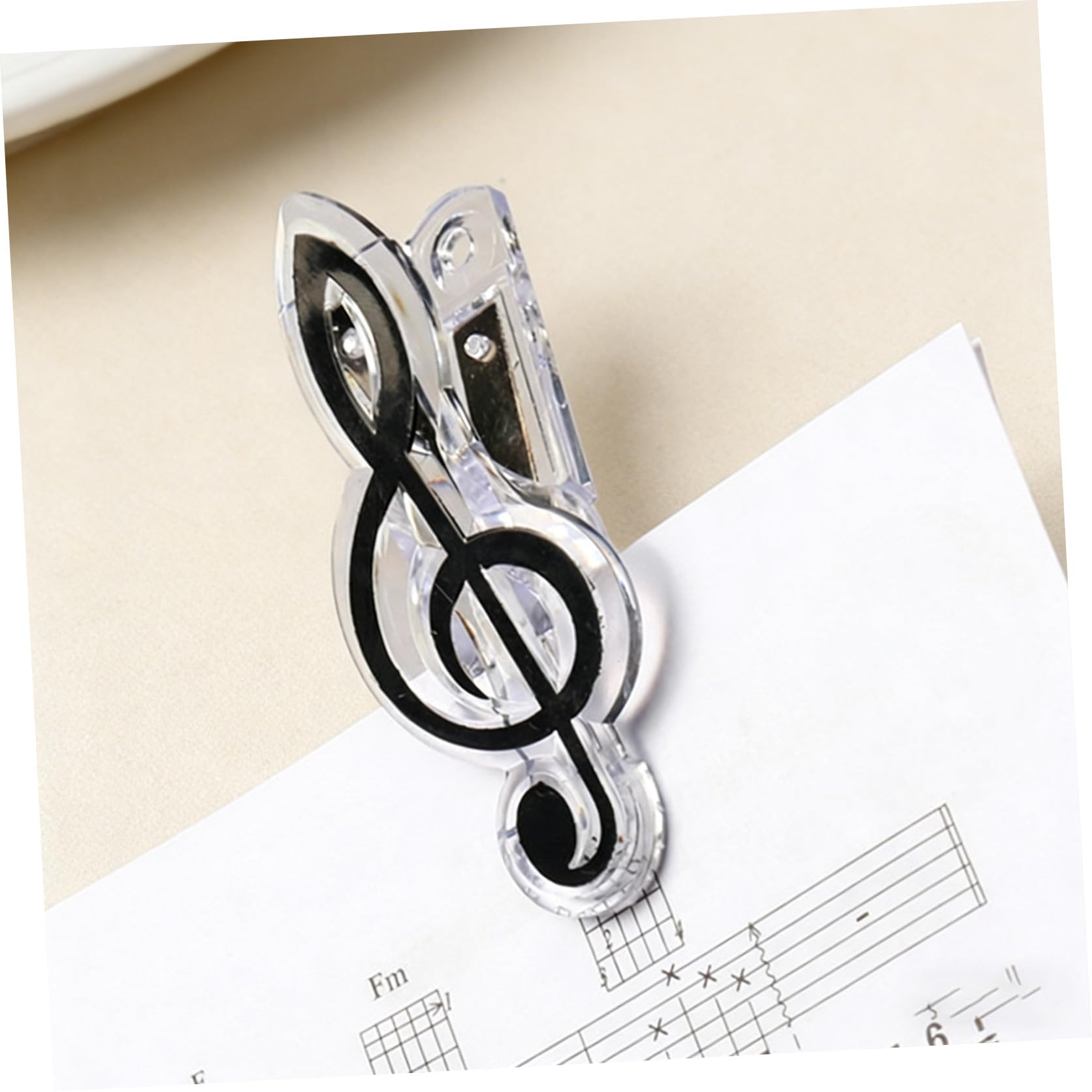 10pezzi Note Musicali in Plastica Supporto per Spartiti per Pianoforte Impugnatura in Plastica Note Musicali Colorate Uso Durevole