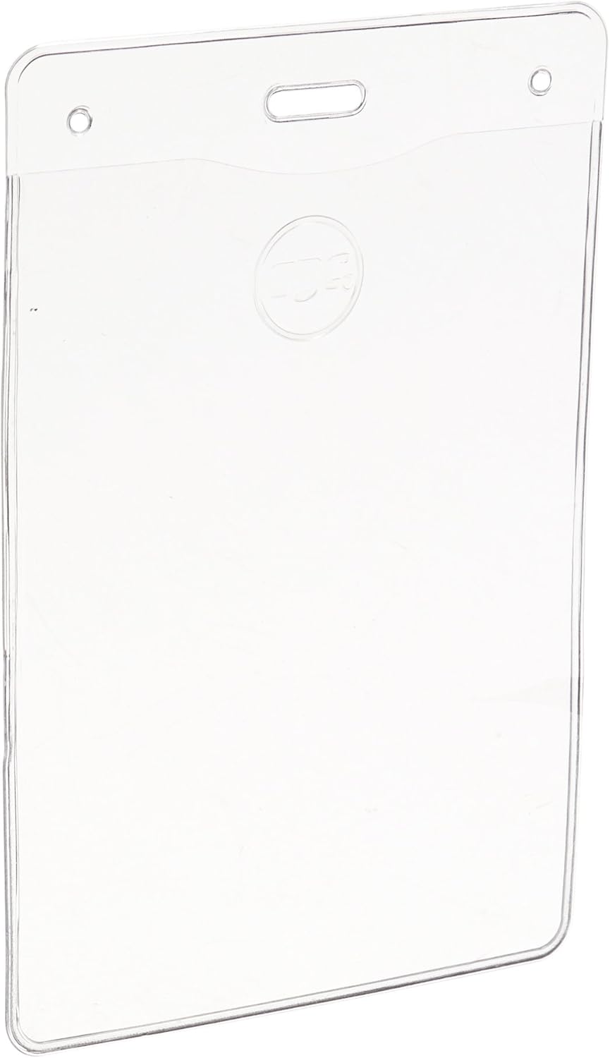 GBC BadgeMates ID Badge Holders, Vertical Orientation, 4 x