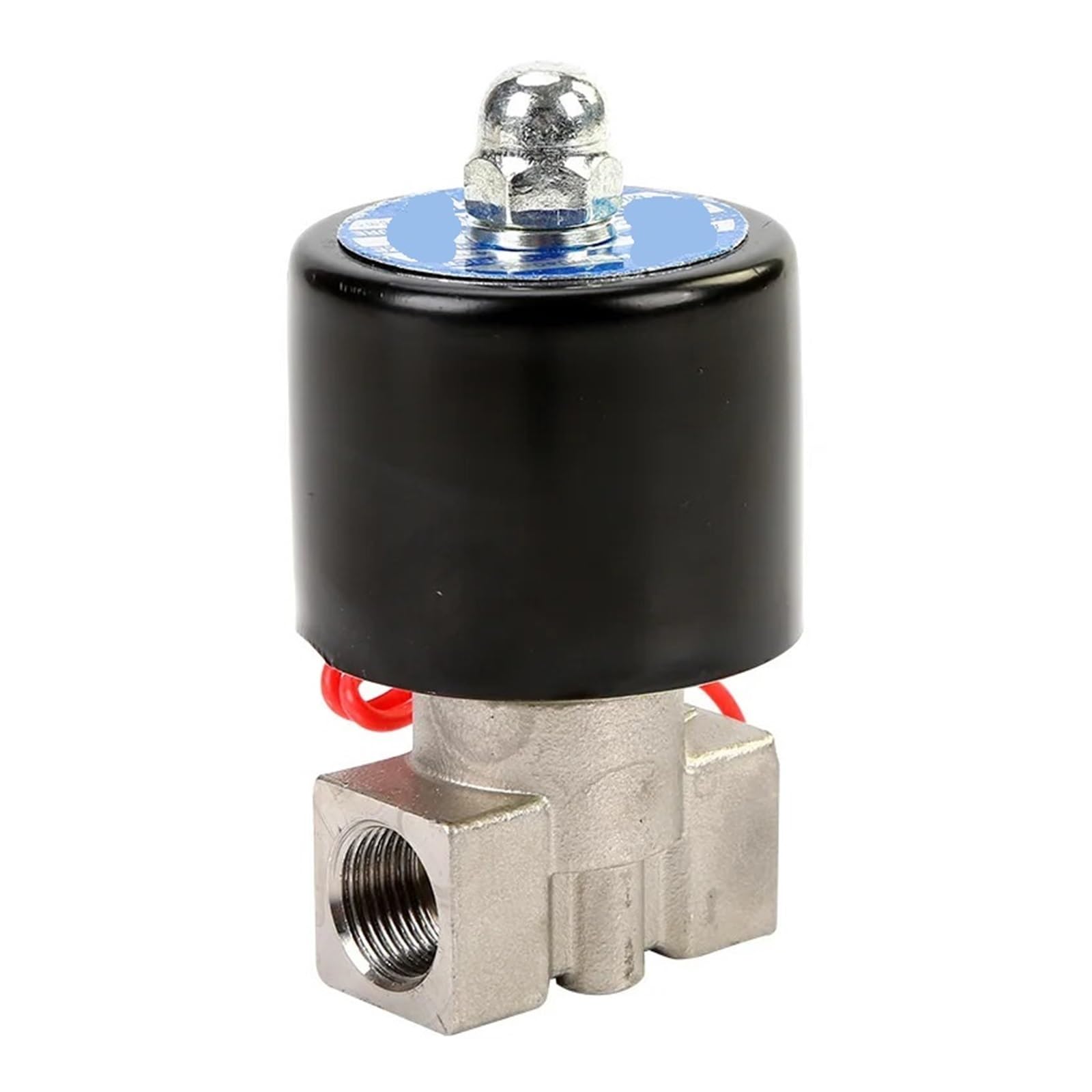VSPPJYFG Solenoid valve 3/8 stainless steel normally closed solenoid valve 24V 12V 220V 110V NPT thread(NPT-110VAC-NBR-SEAL)