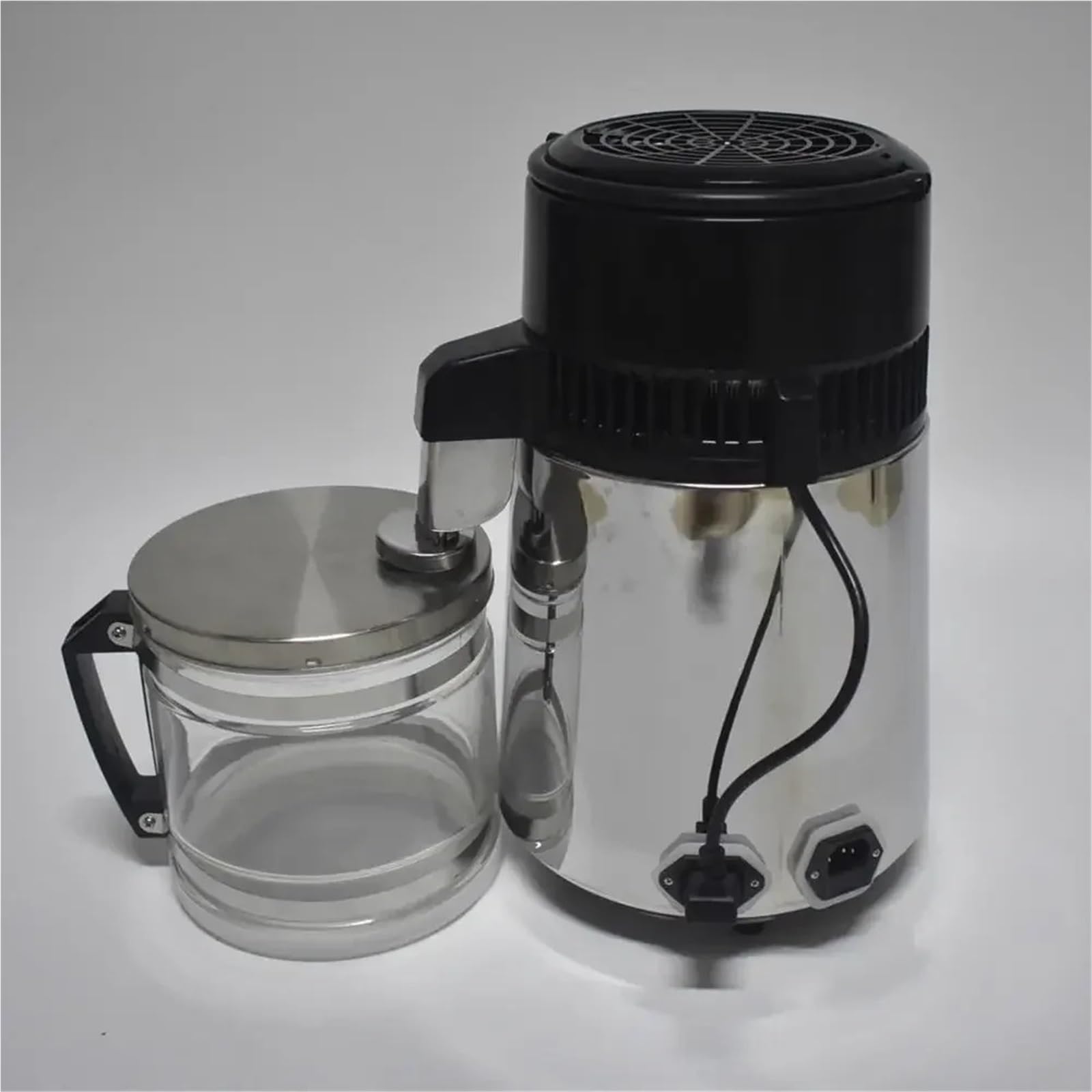 máquina destiladora de agua, Destilador De Agua Portátil Acero Inoxidable Con Jarra Cristal 4 Litros