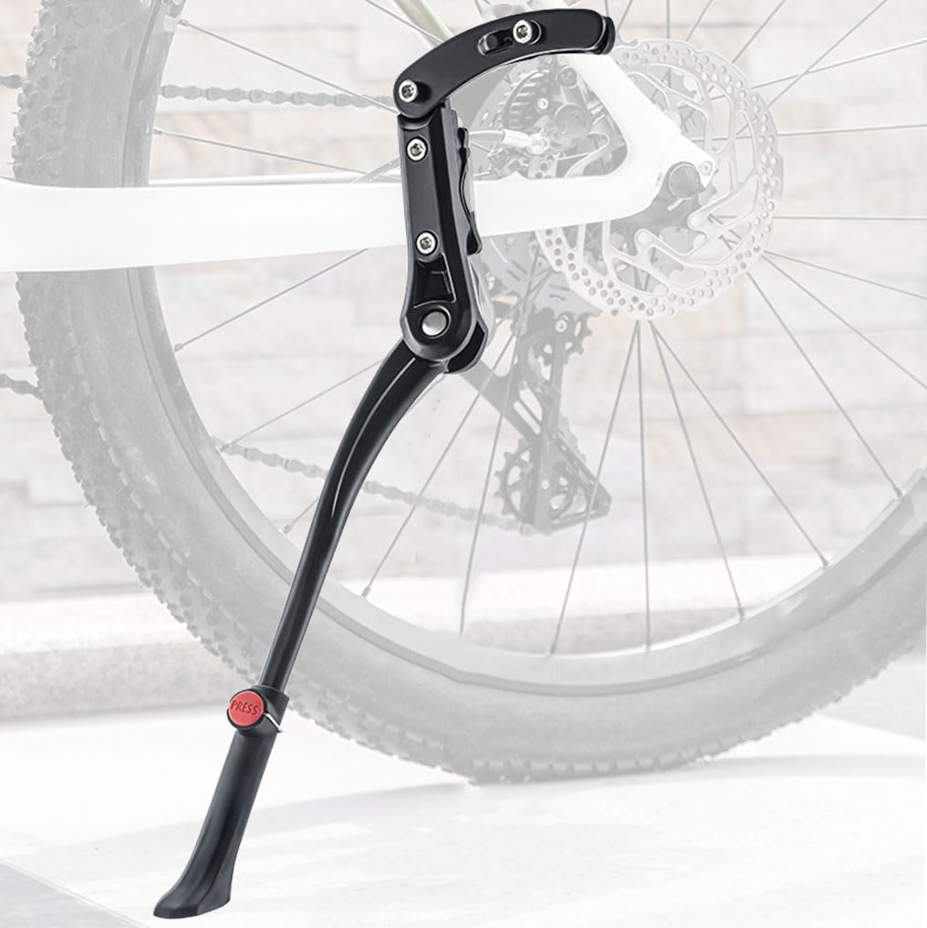 Rear Mounted Kickstand For Bike Adjustable Aluminum Bike Kickstand
