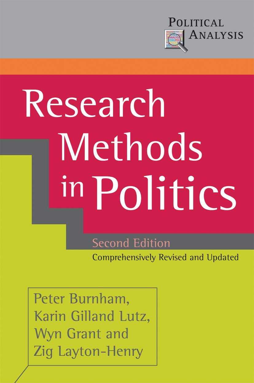 Buy Research Methods in Politics: 42 (Political Analysis) — BookShops.in