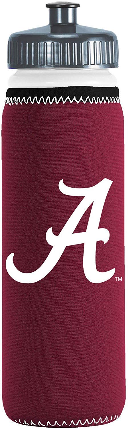 Kolder College Van Metro Squeezable LDPE 22 Ounce Water Bottle (Alabama) Crimson Tide)