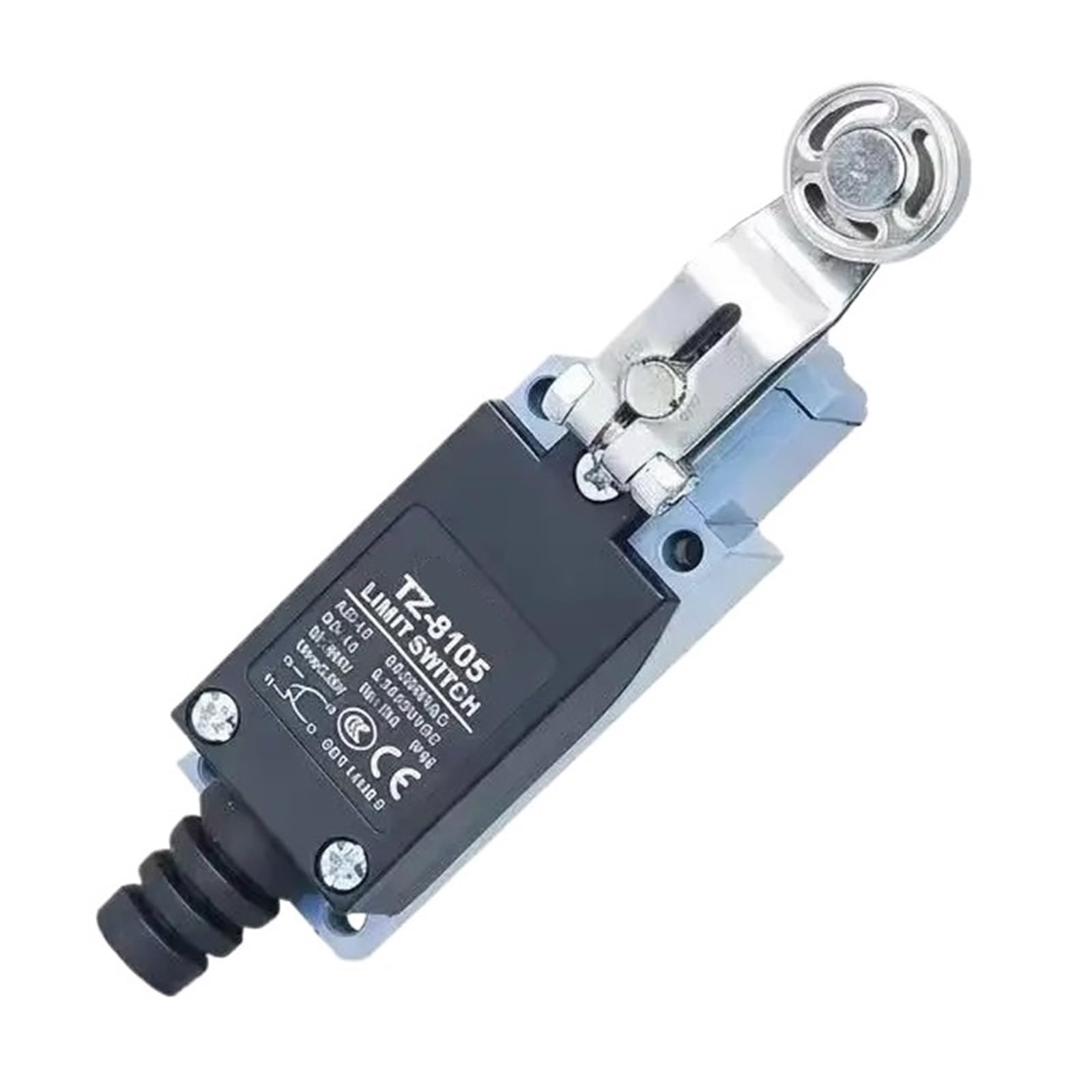 Cleufwko One Color Tz-8 Series Limit Switch Plastic Roller Lever Type1no/1Nc Ip65 Waterproof 6A/250Vac 0.3A/220Vdc(Tz-8169)