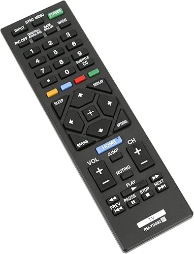 Miniatura 2 de Allimity RM-YD092 RMYD092 - Control remoto de repuesto compatible con Sony Bravia LCD LED TV KDL-46R450A KDL-40R471A KDL-40R450A KDL-32R300C