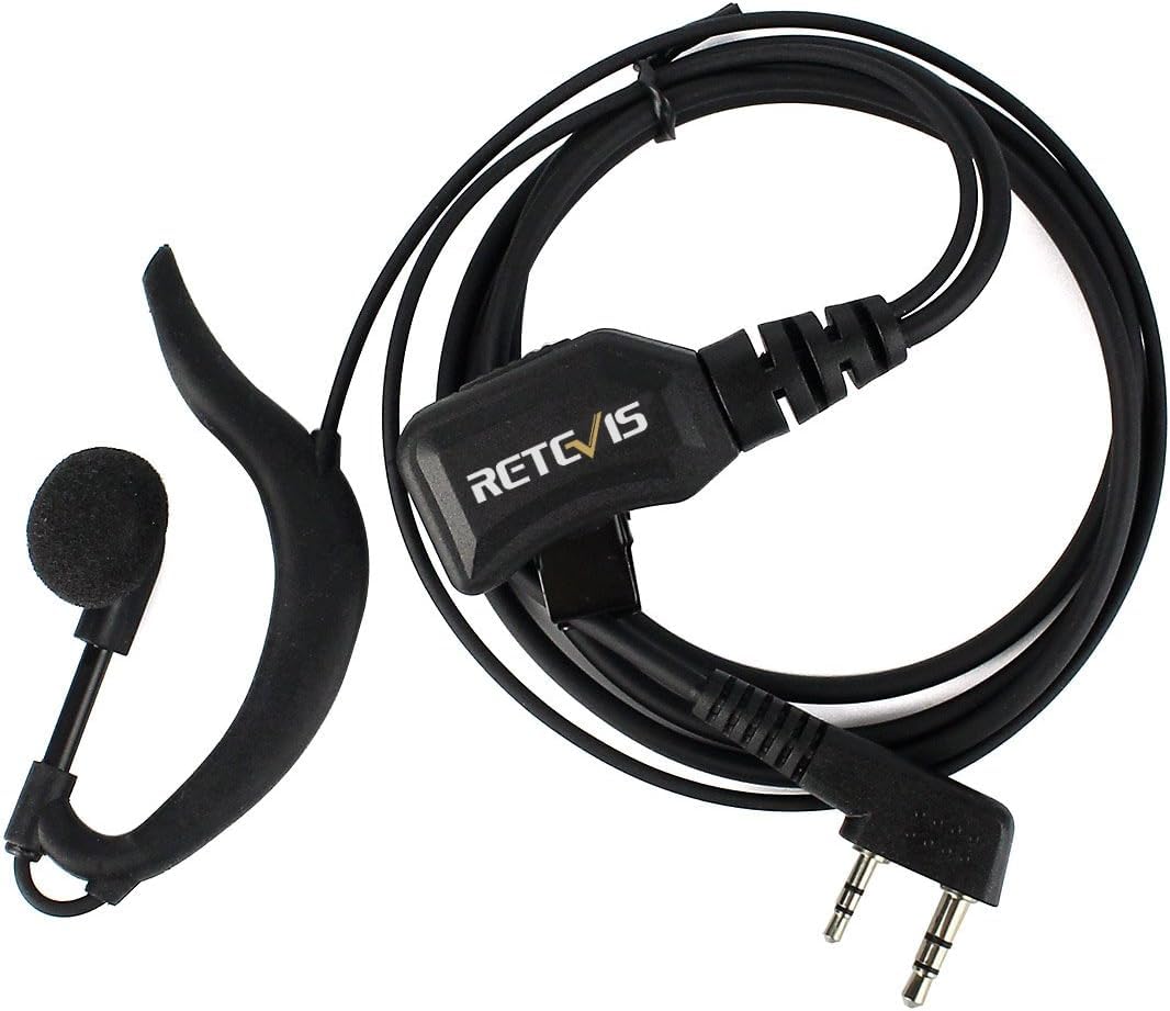 Oreillette Talkie Walkie 2 Pcs 2 Broches Casque Écouteur(150CM Casque écouteur Micro PTT Pour Radio Oreillette Talkie Walkie 2 Pcs 2 Broches Casque Écouteur(150CM Casque écouteur Micro PTT Pour Radio