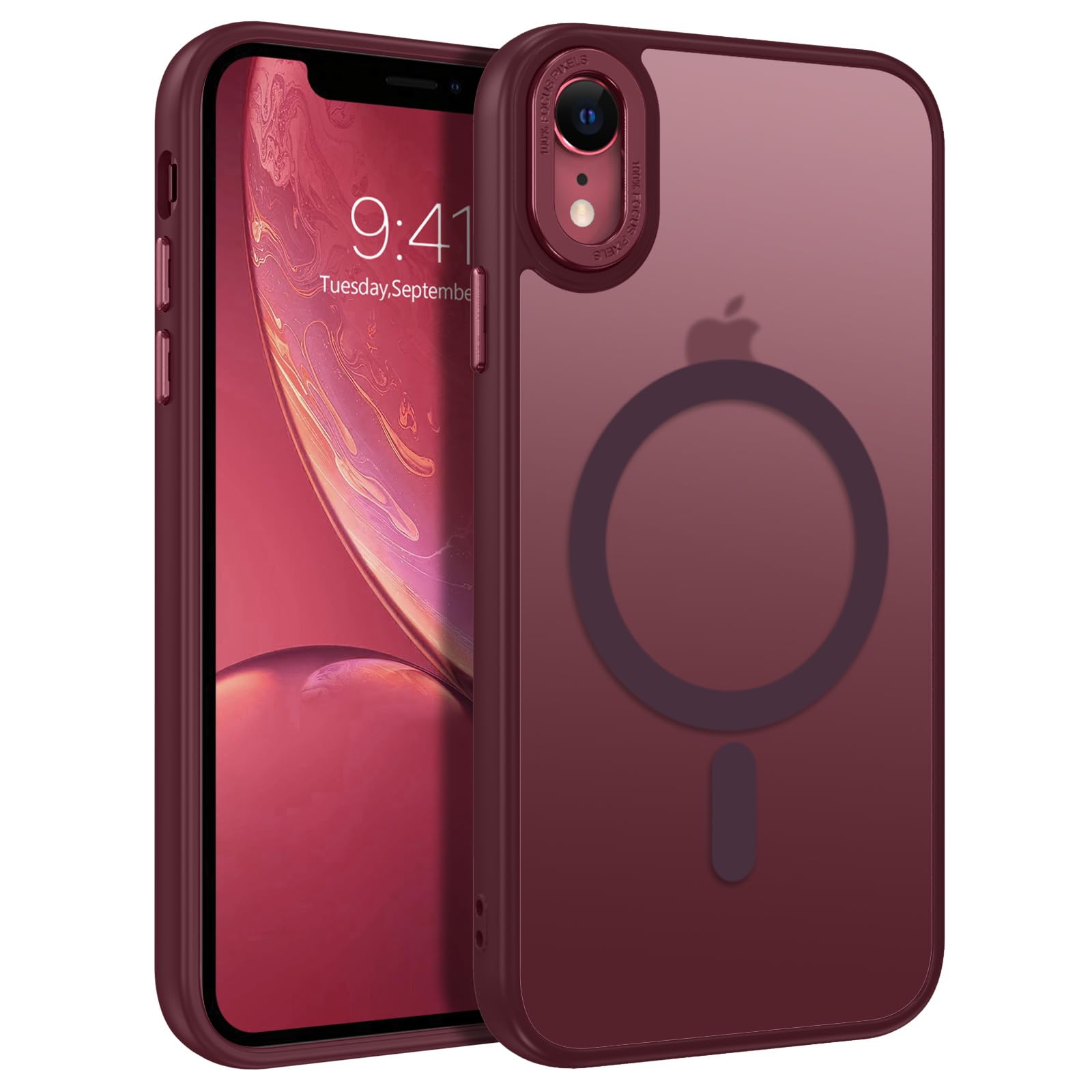 BENTOBEN for iPhone XR Phone Case iPhone XR Case Compatible with Magsafe Magnetic Translucent Matte Slim Thin Shockproof