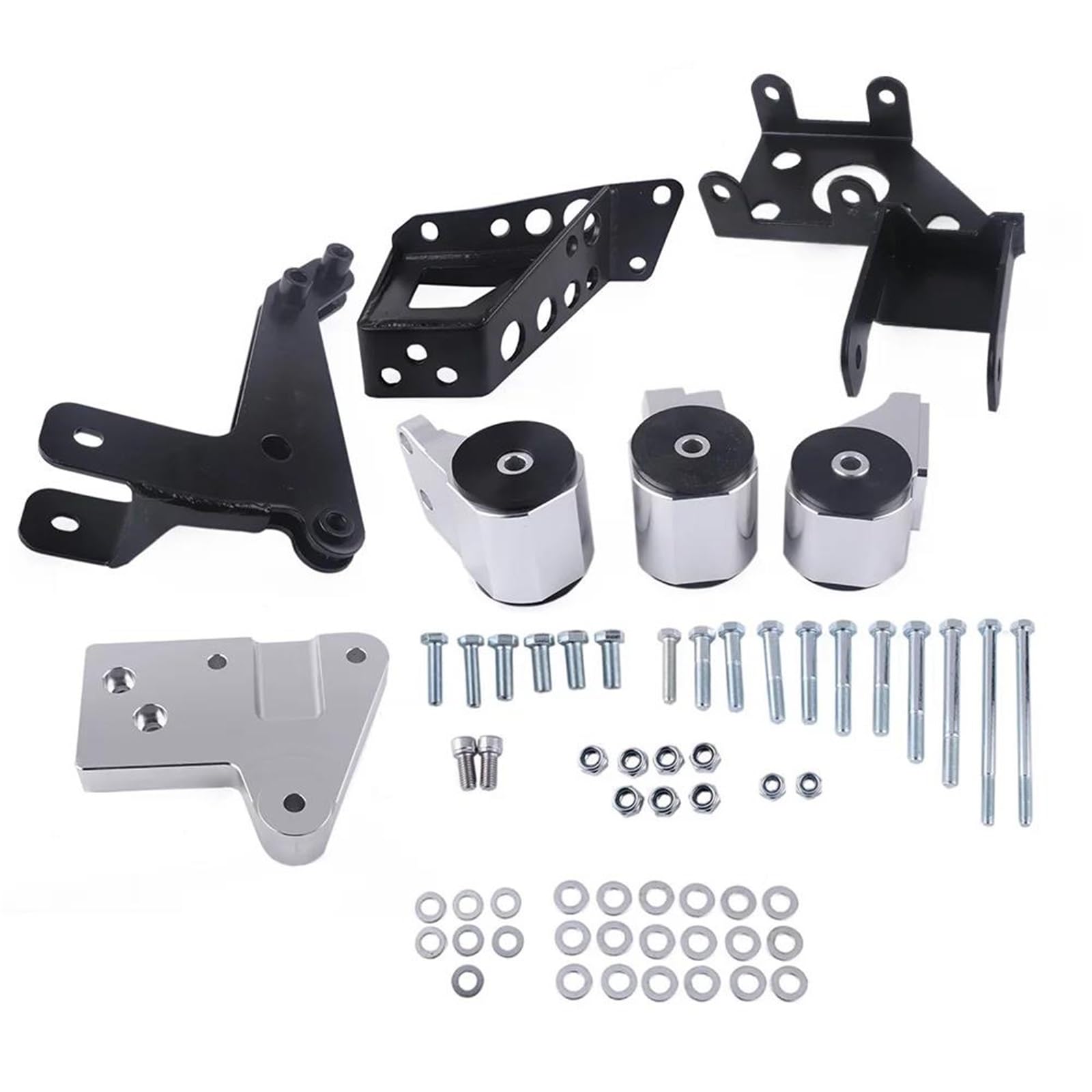 Car Engine Mounts Motor Swap Kit Aluminum Racing for Civic 92-95 EG Chassis 70A K20 K24 K-Series
