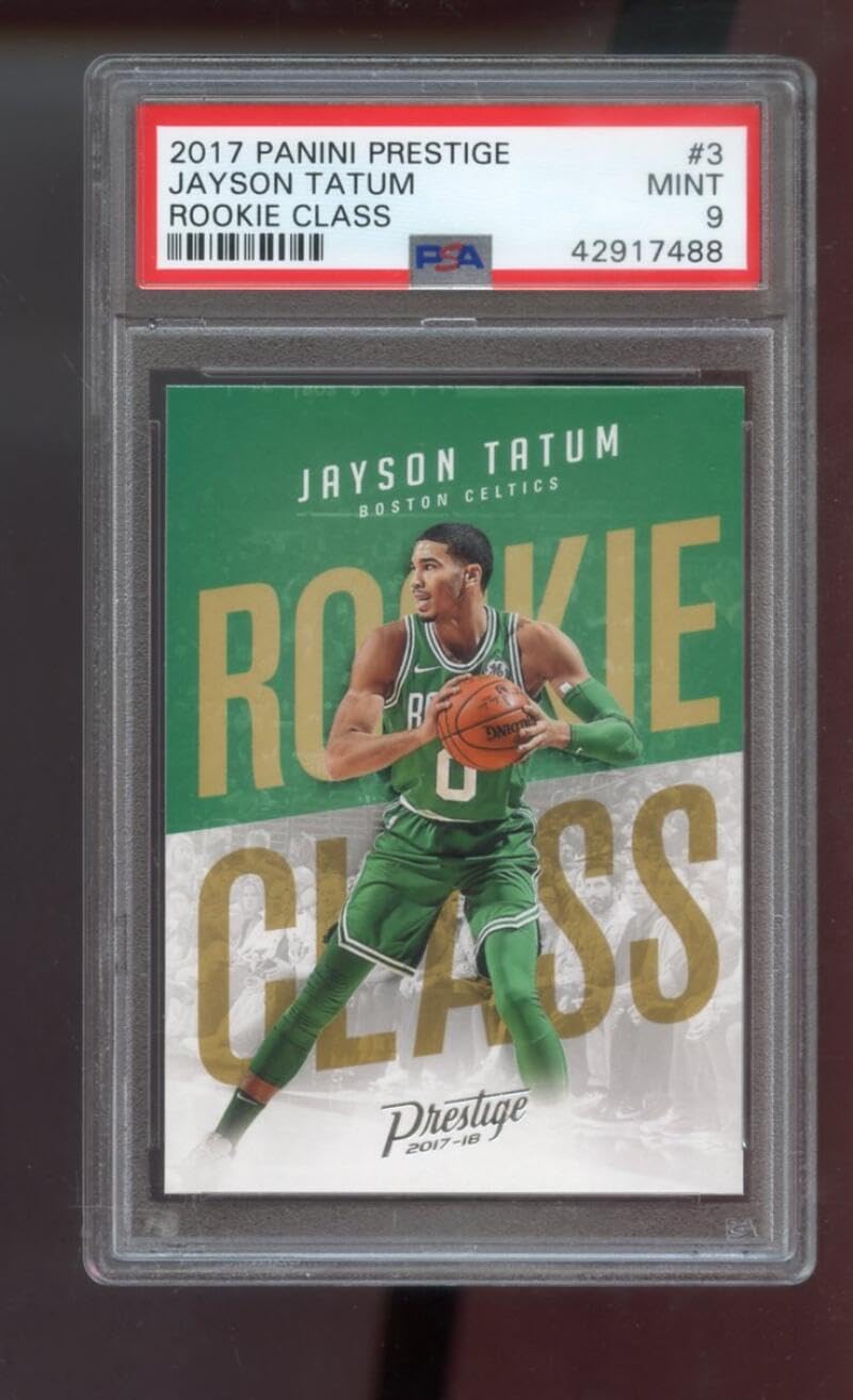 2017-18 Panini Jayson Tatum #3 Prestige Class Jason Tatum Boston Celtics ROOKIE RC MINT PSA 9 Graded NBA Basketball Card