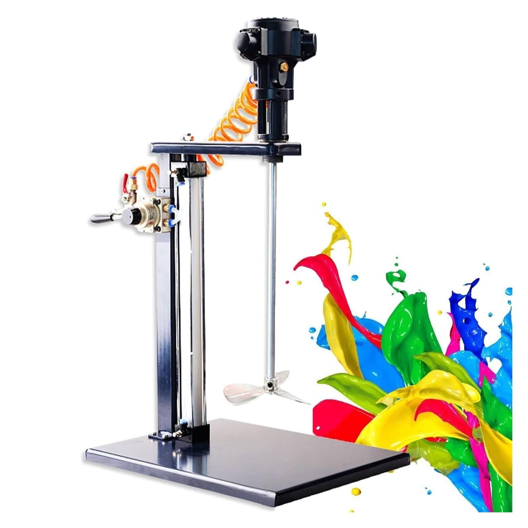 Máquina automática de agitación de pintura, mezclador de pintura automático de aire neumático, máquina mezcladora de productos químicos de tinte de tinta, mezcladora dispersadora, impulsor