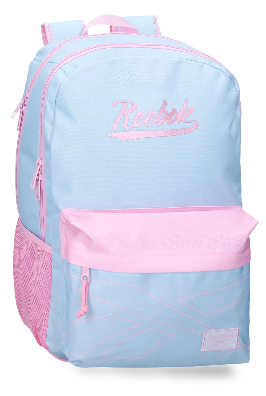 Reebok Monroe Adaptable Double Compartment Backpack 15.6" Blue 31x44x15 cm Polyester 20.46L by Joumma Bags