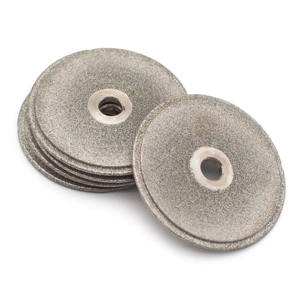 5 Discos Abrasivos para Electrodos de Tungsteno, Muelas Abrasivas de Esmeril, para Afiladores de Electrodos de Tungsteno (36,5 MM)
