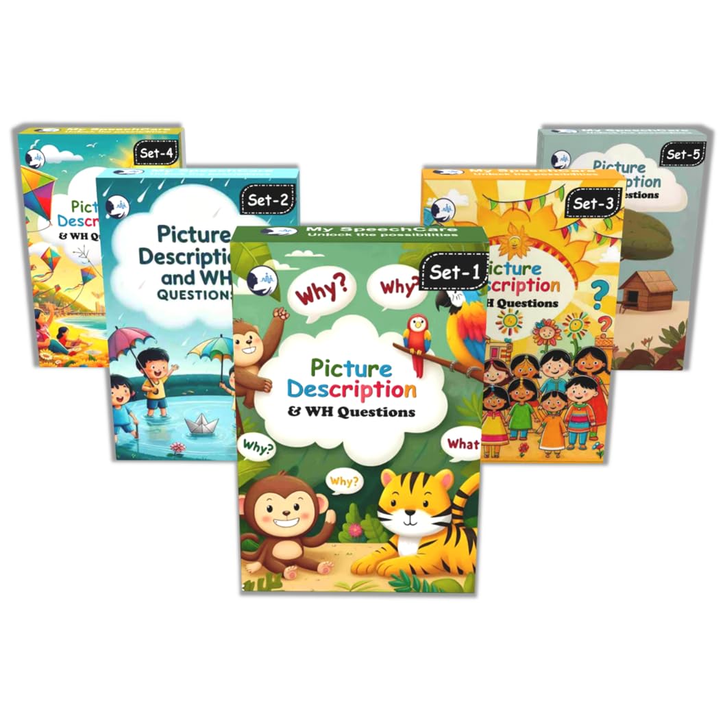 Picture Description Kit Complete Set of 5 Develop Sentence Building & WH Question Skills |Versatile Language Development &-image-19