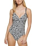Calvin Klein Women's Twist Tummy Control One Piece Swimsuit White Size 6