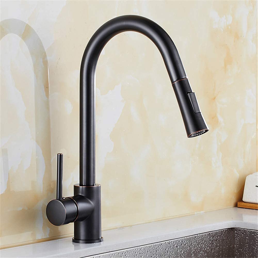 Moen® Matte Black Traditional Pull Down Kitchen Faucet, 47 OFF