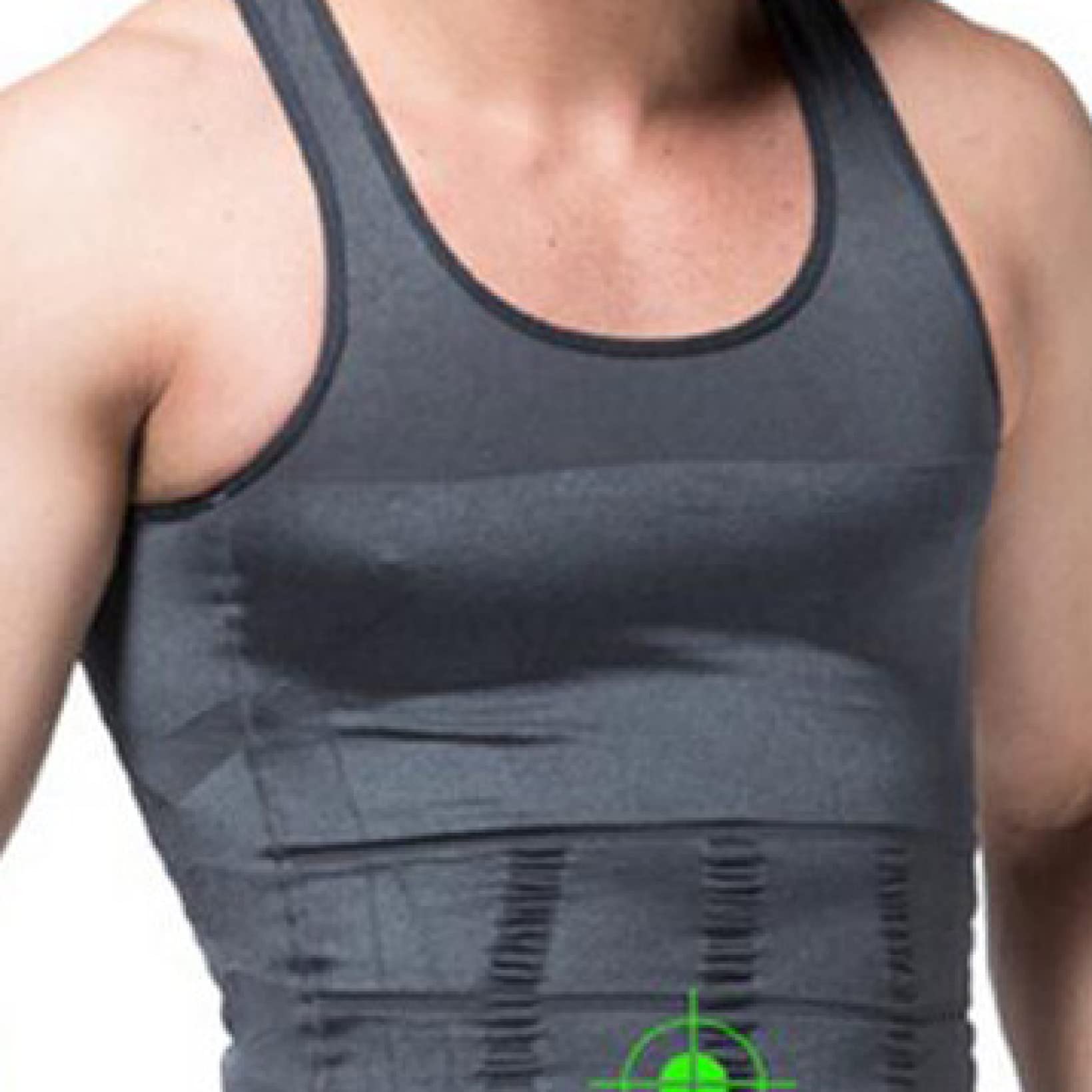 Camisas de compresión sin Mangas para Hombre, Moldeador de Cuerpo Transpirable, Cuello Redondo, Control de Barriga, Camisetas Interiores para Entrenamiento