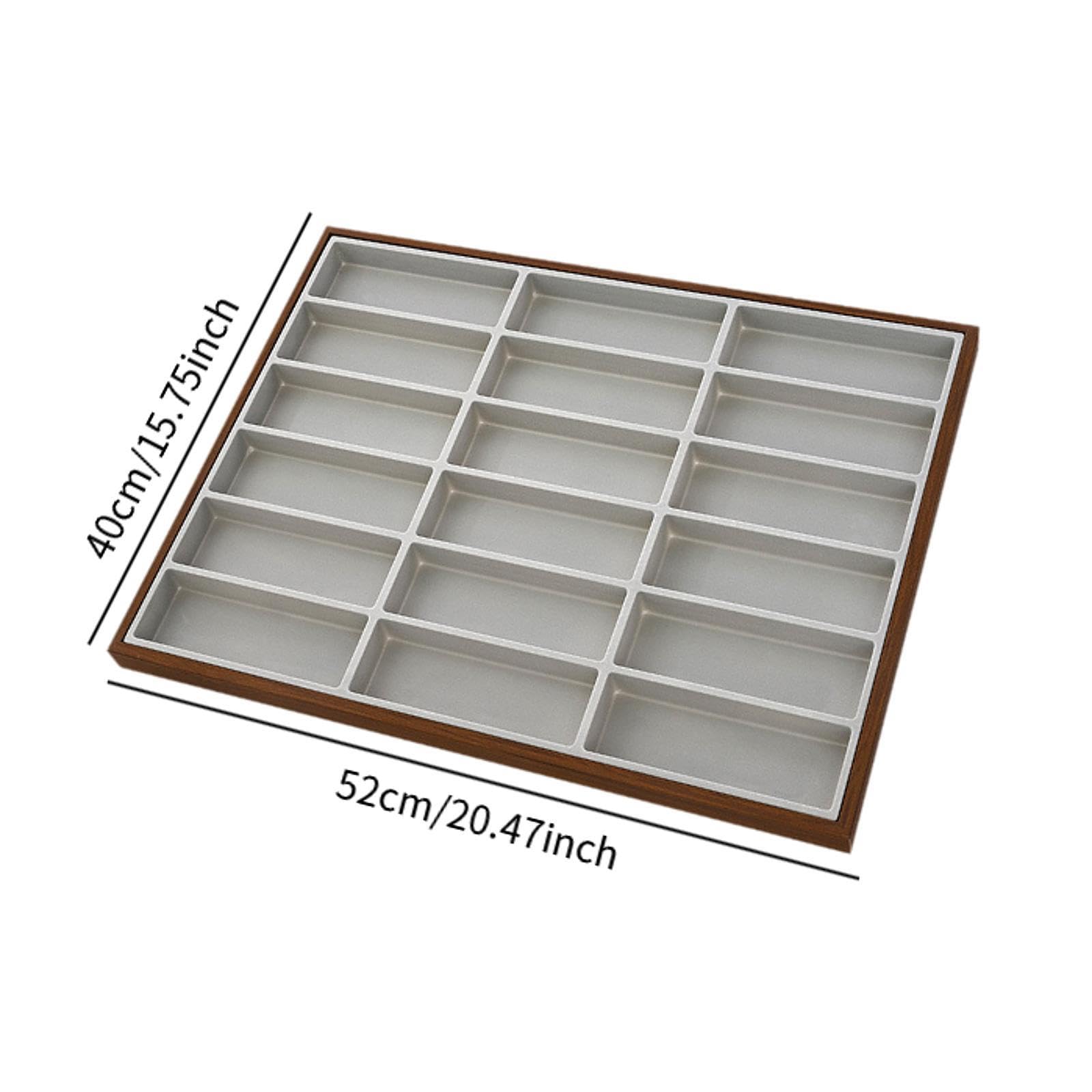 Bandeja Expositora de Gafas, Caja de Almacenamiento Portátil para Gafas para Tienda, Sala de Estar Y Hogar.
