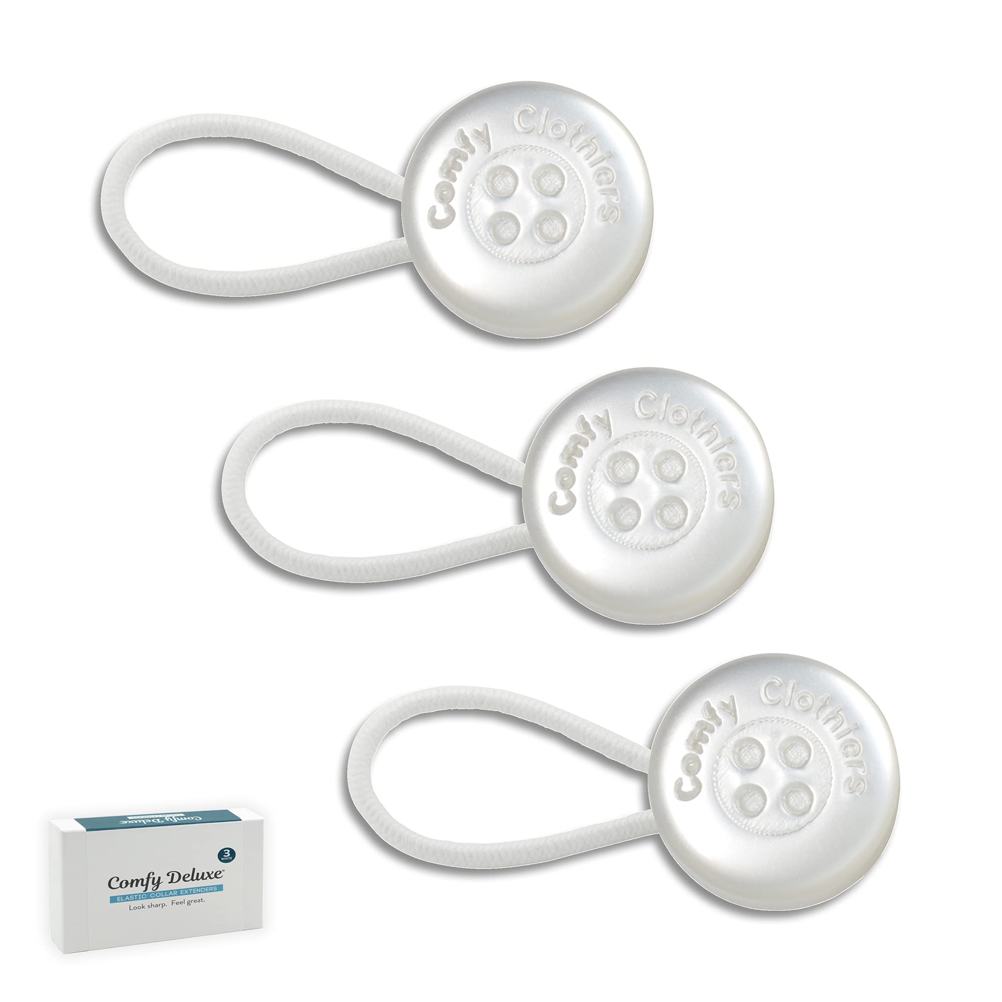 Comfy Deluxe Collar Extenders for Men &amp; Women (Soft Elastic)