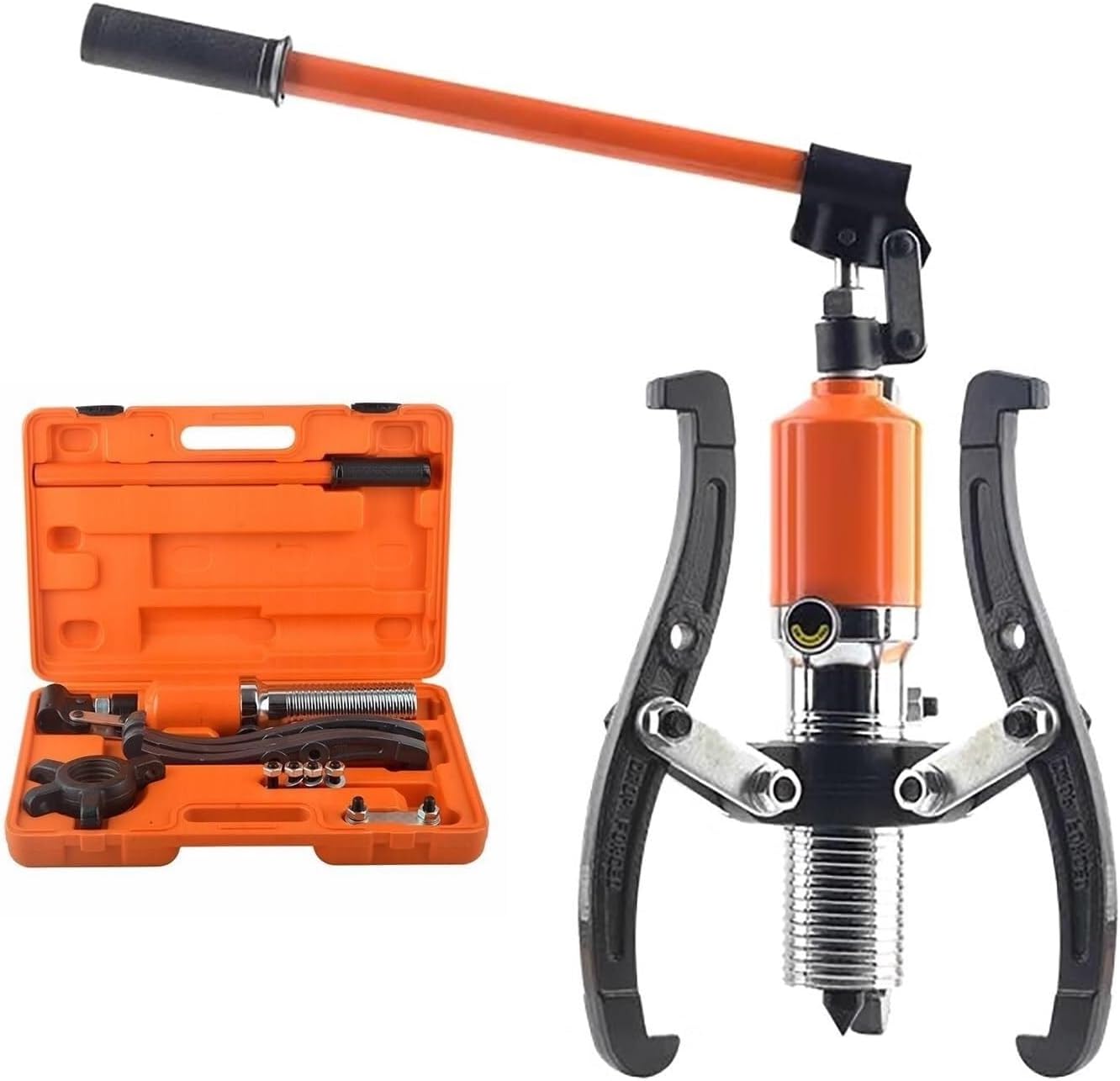 Maximum Force Hydraulic pullers, 3-jaw Puller Sets, 2 or 3-jaw Bearing pullers for Pulling hubs, Flanges, Gears and Bearings(15T/33000LB)