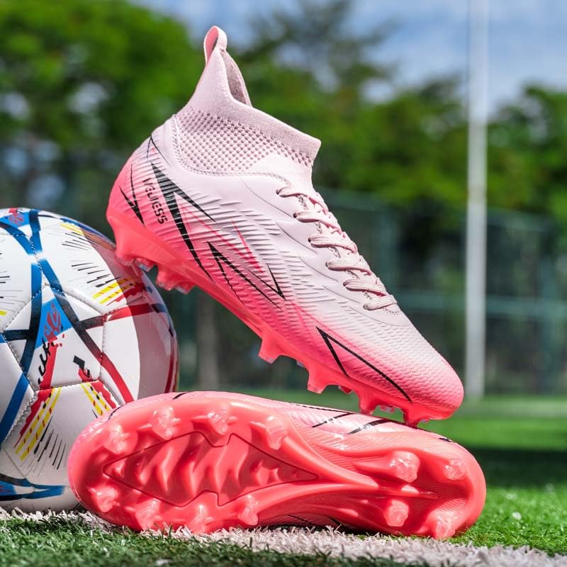 Scarpe da calcio da uomo, con tacchetti, per attività all'aria aperta