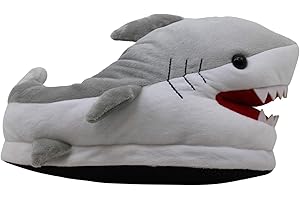 Chomping Shark Plush Slippers: Slip into Aquatic Comfort