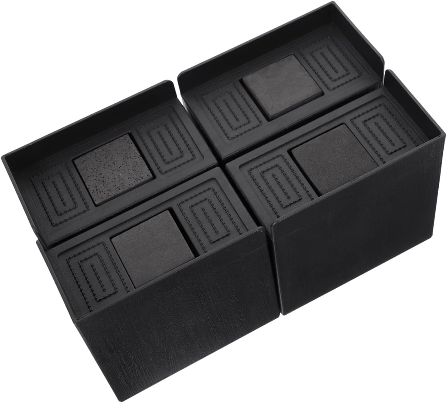 Garneck 4pcs Felt Pads for Furniture Bed Lifters Desk Risers Table Legs Couch Legs Support