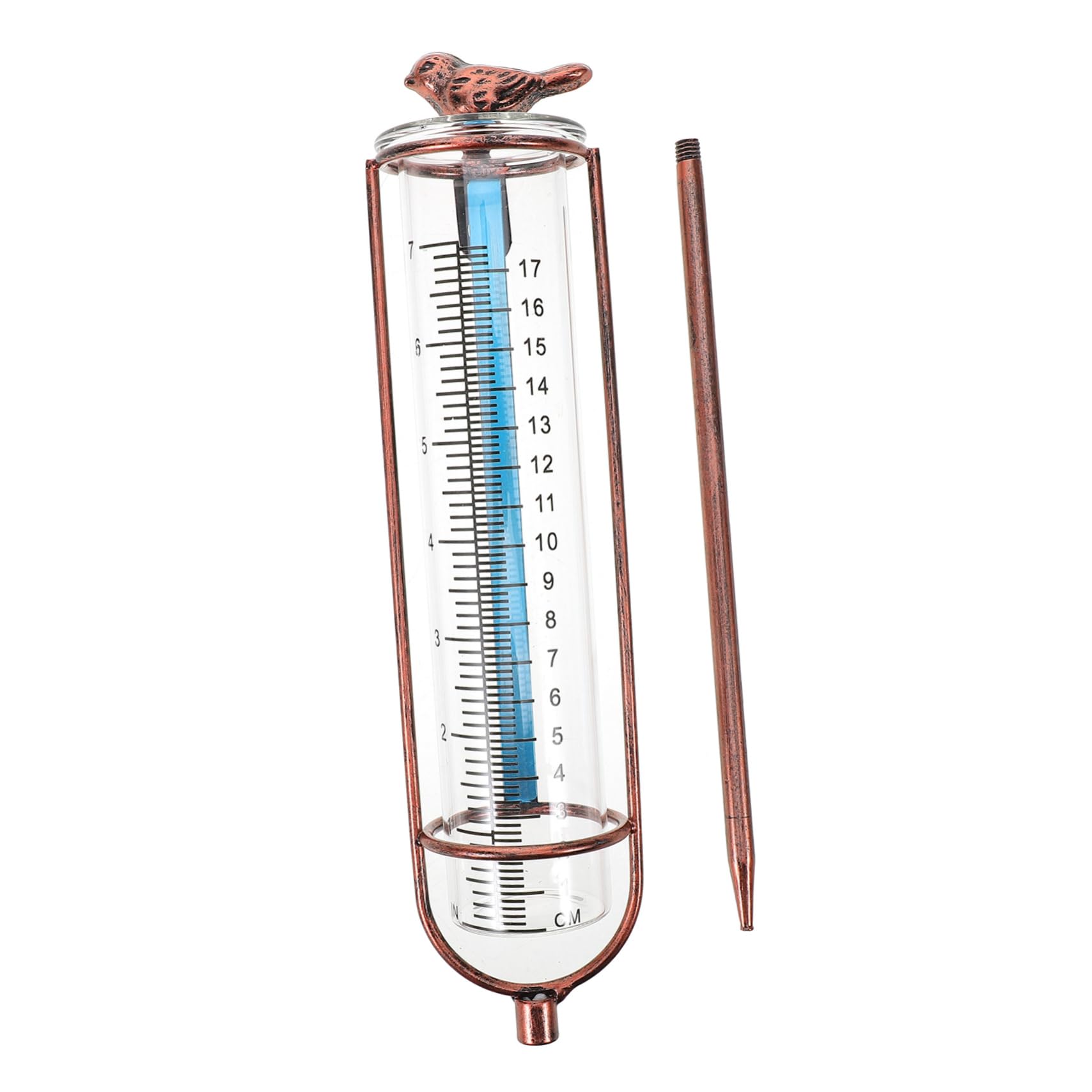 iplusmile 3stücke Garten Regenmesser Wetterfestes Niederschlagsmessgerät Mit Stabiler Standvorrichtung Präzise Messung Elegantes Design Für Outdoor-Bereich