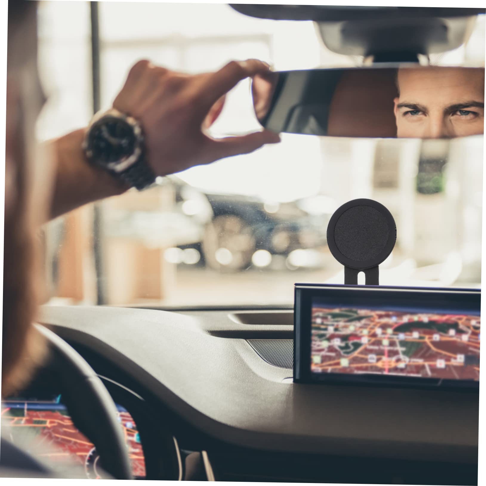 Mikikit 2stücke Magnetischer Telefonhalter Für Laptop Einstellbare Handyhalterung Für Monitor Praktische Montage Für Auto Flexibel Und Stabil Für Verschiedene Anwendungen