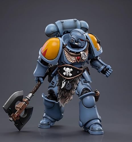 Miniatura 5 de Pipigirl JoyToy × Warhammer - Figuras de acción de soldado con licencia genuina 1/18, kits de modelos de guerrero extremo militar militar de 4