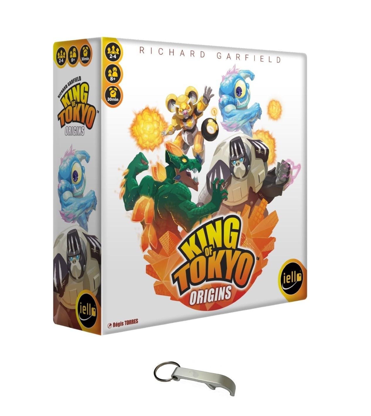 Set King of Tokyo Origins + 1 Decap + 1 Bottle Opener (Origins)