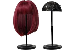 Wig Stand Tall: Adjustable Wig Holder for Hassle-Free Styling and Display