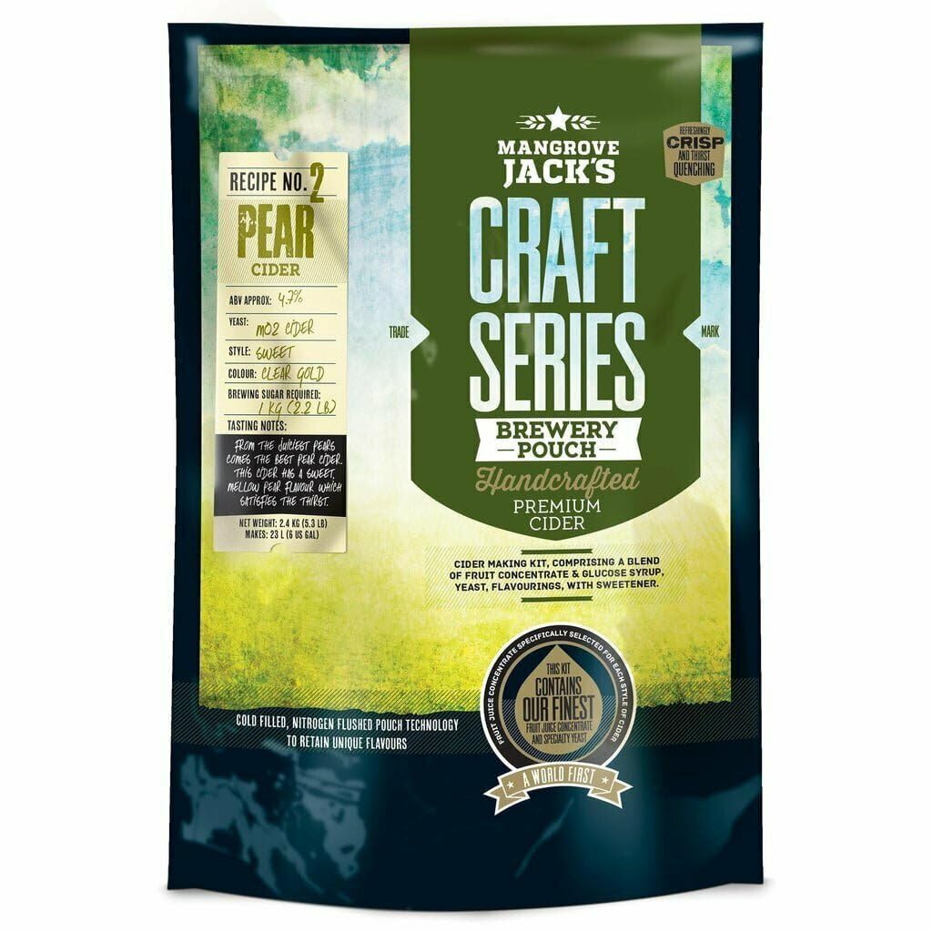 Craft Hard Strawberry Pear Cider Recipe Kit - Mangrove Jack's