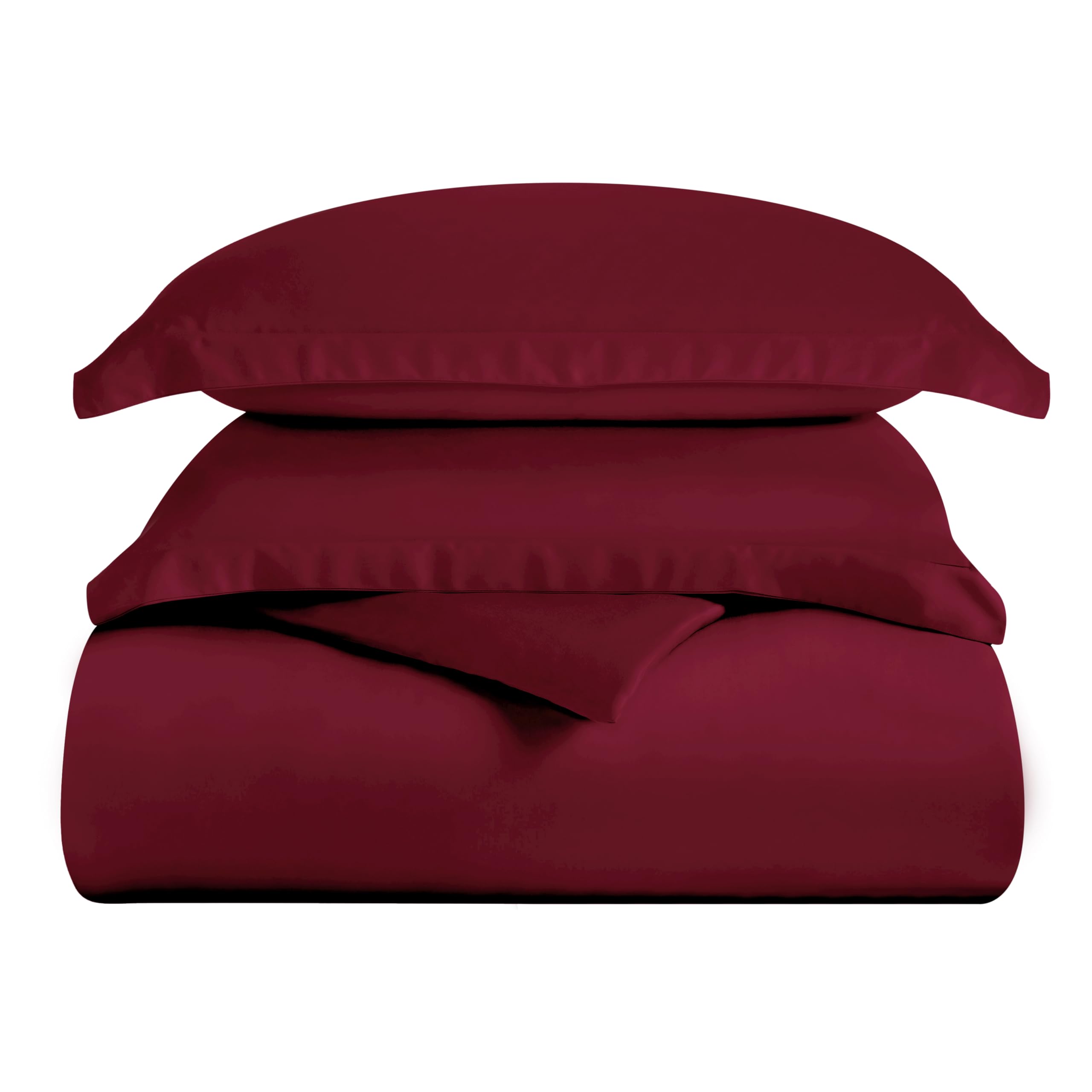 Édredon en hêtre thermo-régulateur bordeaux grand lit 269 x 234 cm