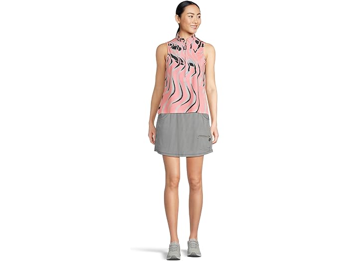 Jamie Sadock Whirlwind Print Sleeveless Polo - Image 3
