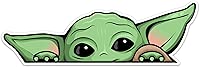 Peeking Baby Yoda Cling (Original)
