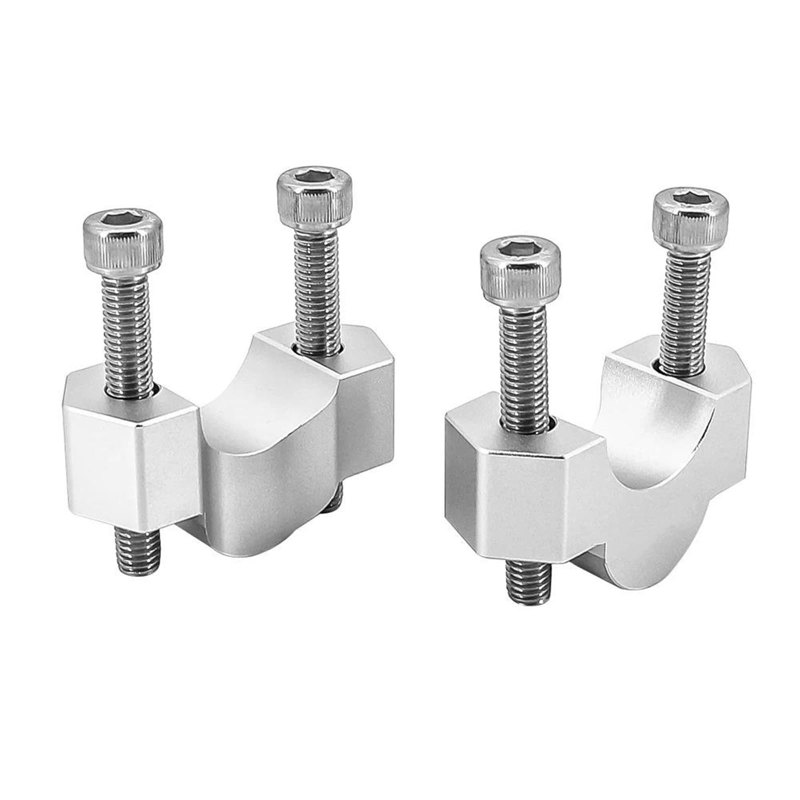 Hdhcscagh Silver For F850gs For Adv For F850gs For Adventure For F 850 Gs For F850 For Adv 2018 2019 28 Mm Handlebar Risers Clamp Adapter Handlebar Clamps Risers(Silver)