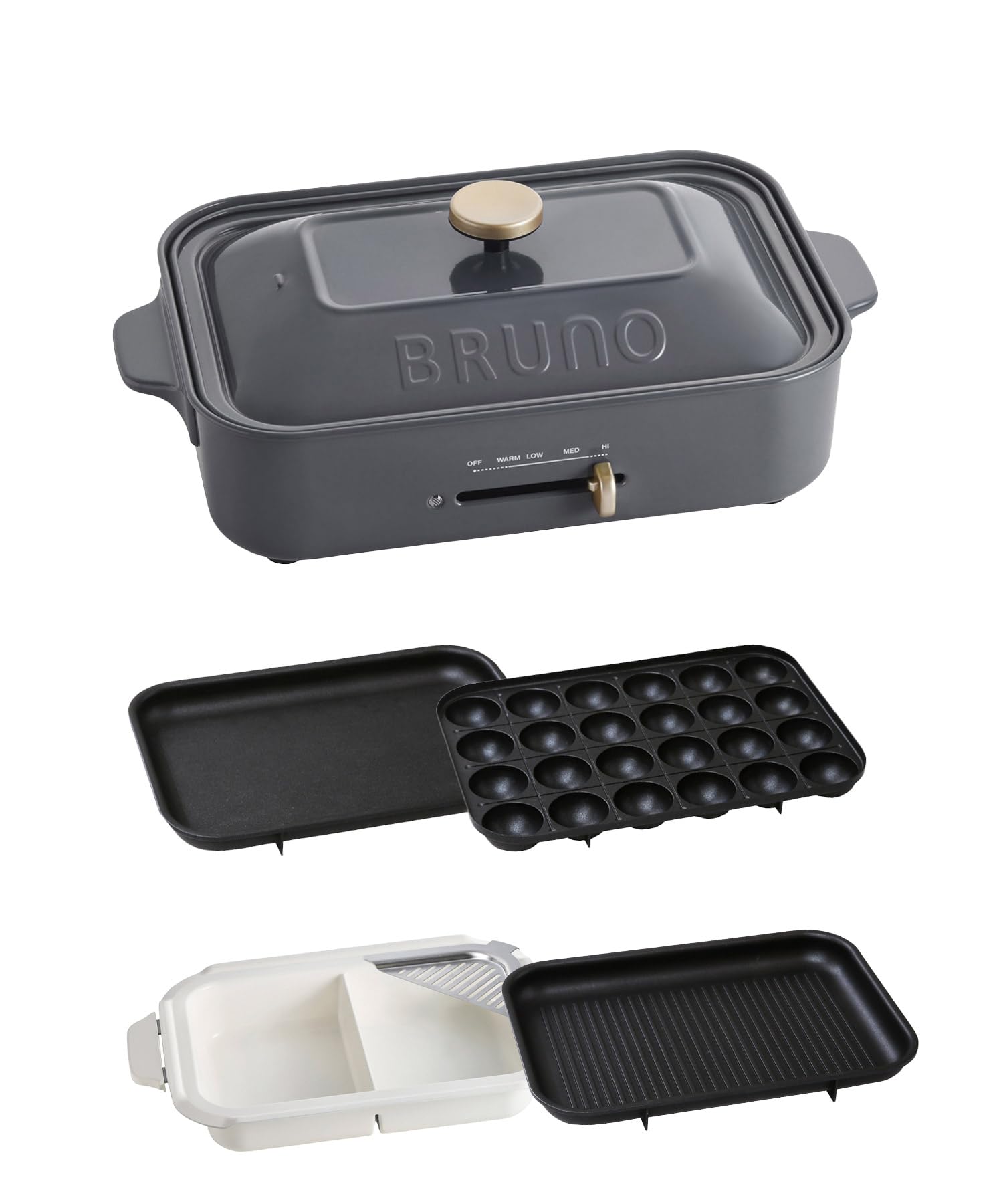Amazon.co.jp: BRUNO ブルーノ コンパクトホットプレート 本体